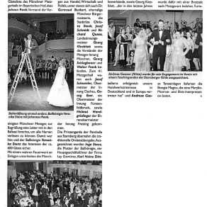 Mit der Leiter zum Metzgerball